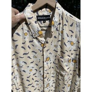 Molokai Surf Co. Dandelion Shirt Button Down Pocket Mens XL